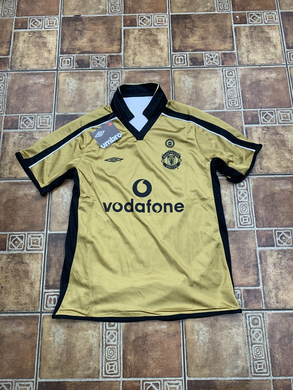 Umbro Manchester United Reversible 2001/02 Third Kit Anniversary Jersey Size M